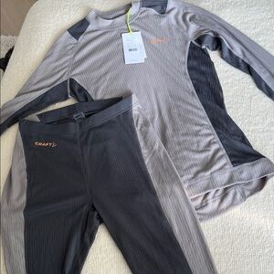 Craft Women's Core Dry Base Layer  Leggings Set Size M